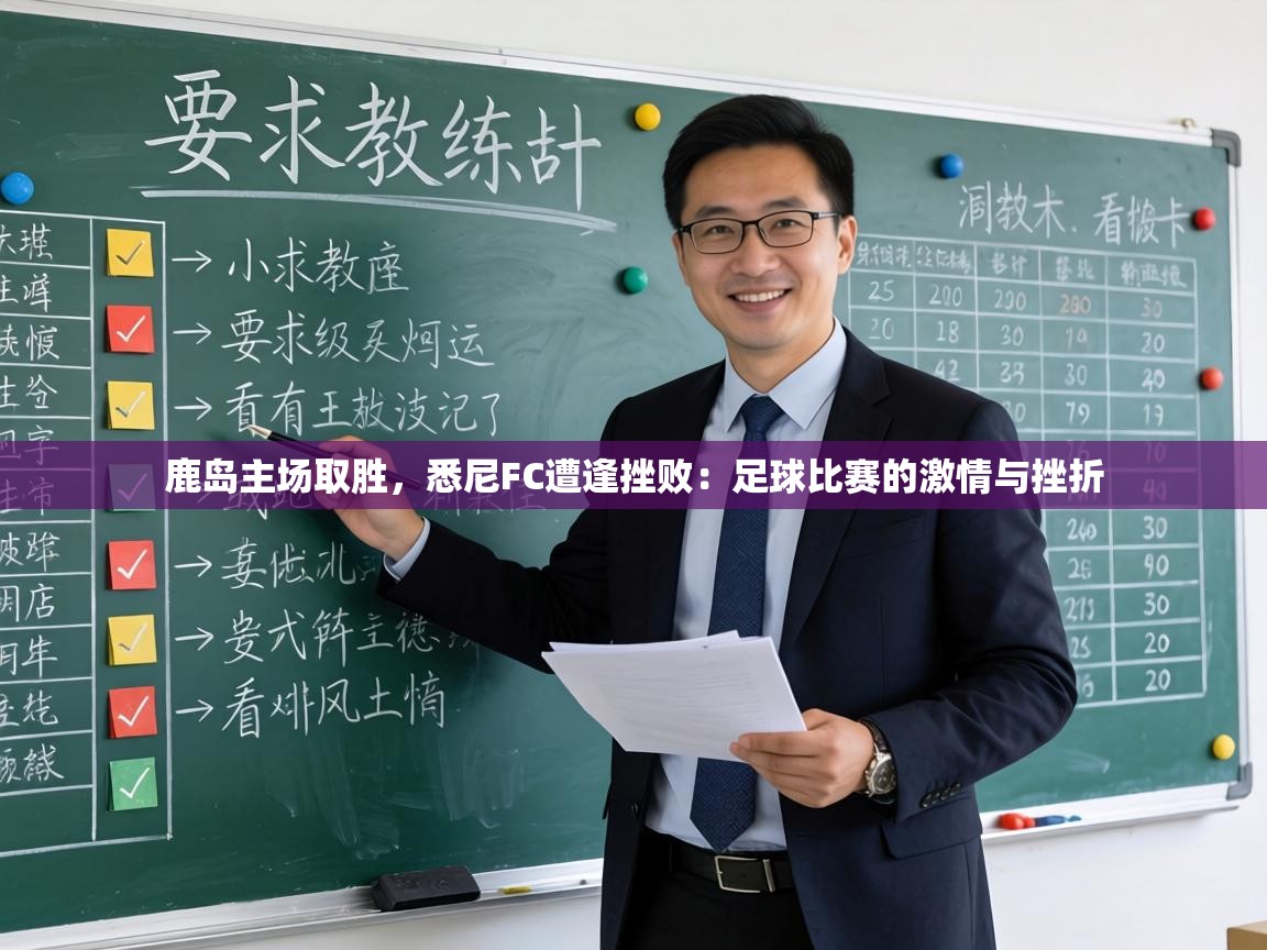 鹿岛主场取胜，悉尼FC遭逢挫败：足球比赛的激情与挫折